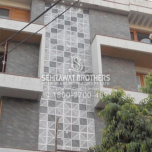 Get Waterproof WPC Frame, Free with Exterior Facade Jali Thickness